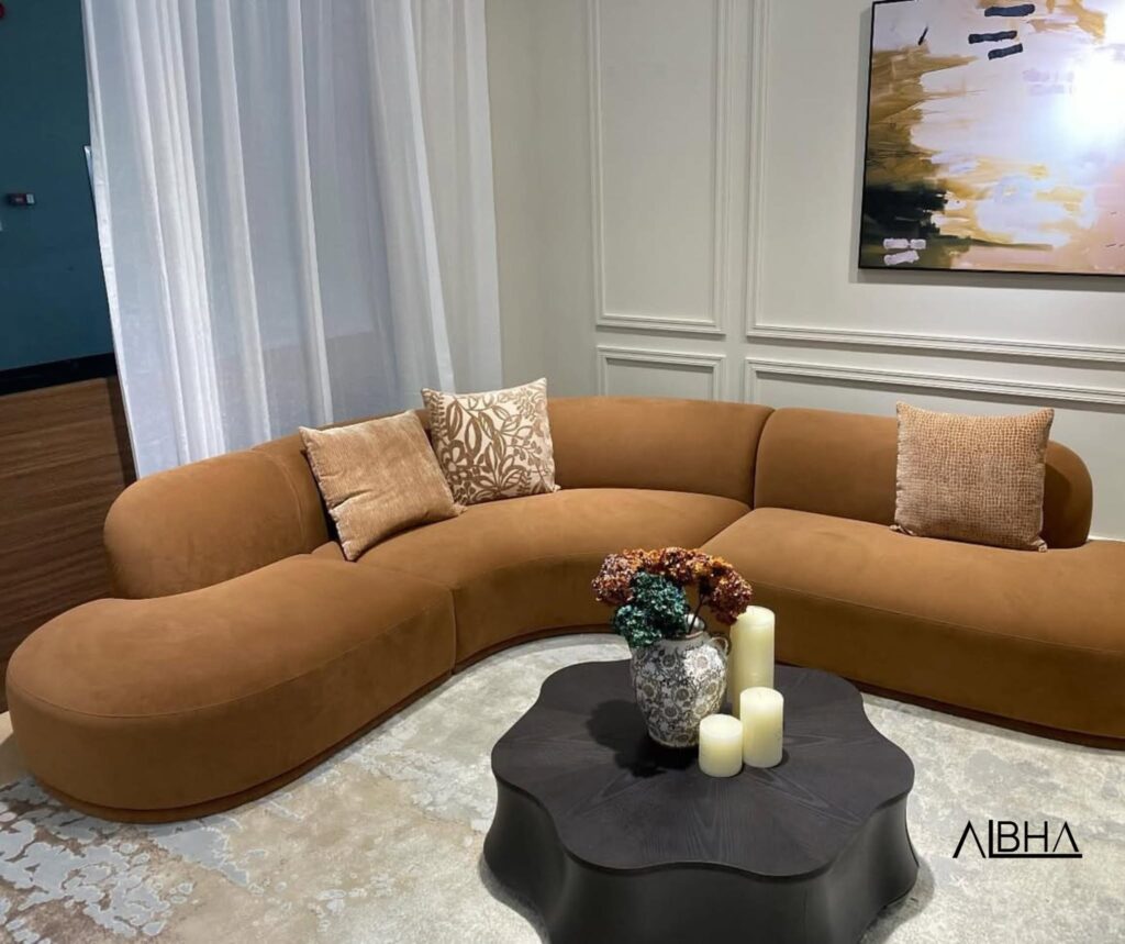 Curved Modular Sectional Sofa