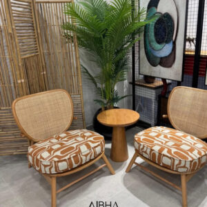 Cane Accent Lounge Chair