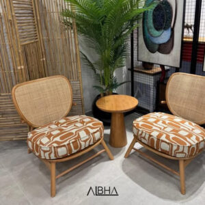 Cane Accent Lounge Chair